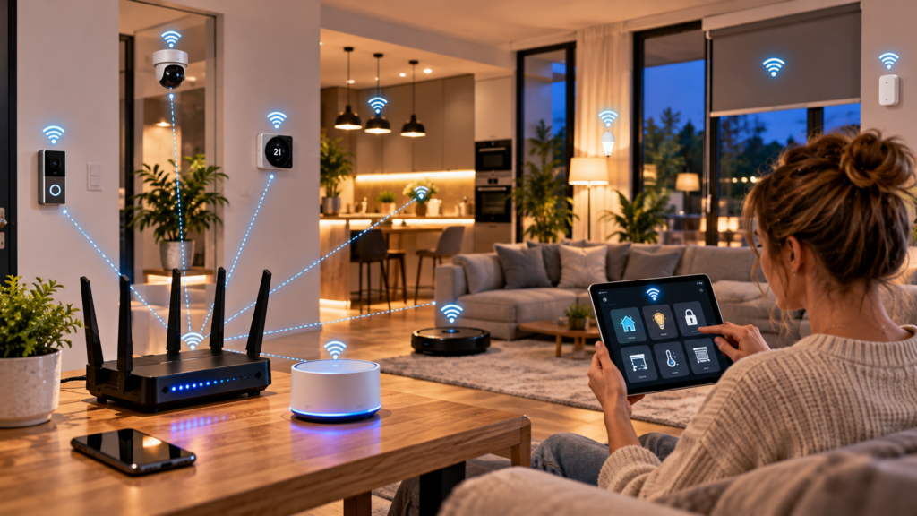Internet światłowodowy a inteligentny dom – jak przygotować stabilną sieć dla urządzeń Smart Home?